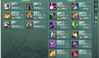 征途技能加点图