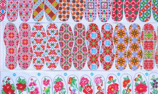 十字绣鞋垫图案大全