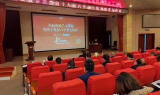 十九届六中全会知识点 十九届六中全会知识点